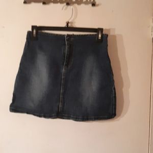 PSJ LA USA DENIM SKIRT